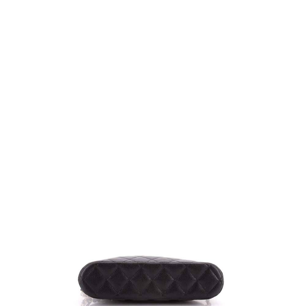 Chanel Cc Dome Zip Clutch With Chain #237532C41B - Picture 4 of 6